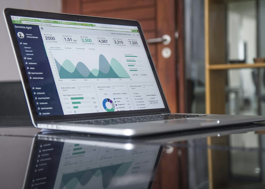 Laptop analytics charts for AI product unit economics, photo by Carlos Muza via Unsplash