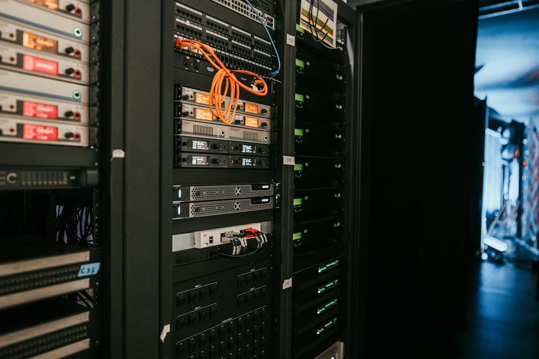 Rack of data center servers illustrating the capital-intensive nature of GPU cloud financing